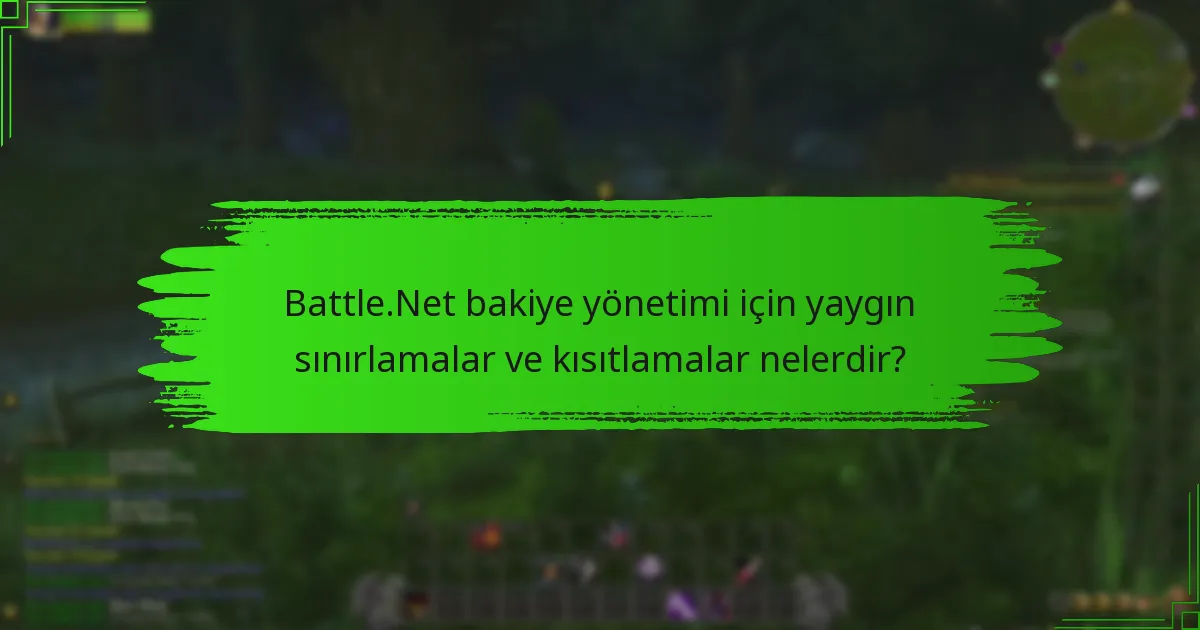 Battle.Net bakiyesi için transfer seçenekleri nelerdir?