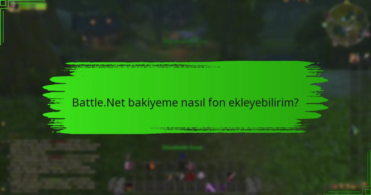 Battle.Net bakiyemi nereden kontrol edebilirim?