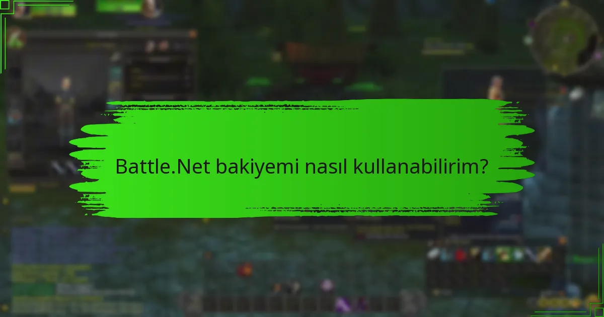 Battle.Net’te hangi hesap ayarlarını yönetebilirim?