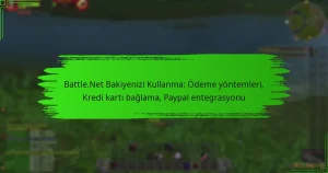 Battle.Net Bakiyenizi Kullanma: Ödeme yöntemleri, Kredi kartı bağlama, Paypal entegrasyonu