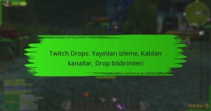 Twitch Drops: Yayınları izleme, Katılan kanallar, Drop bildirimleri